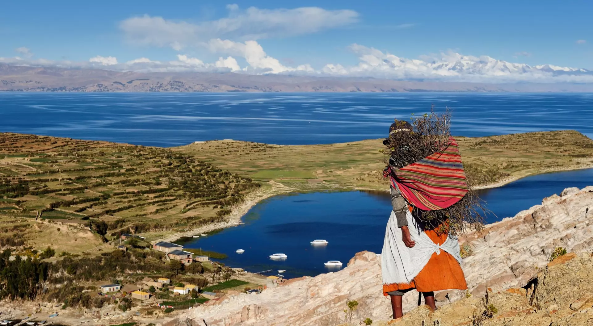 Lake Titicaca, Bolivia Isla del Sol on Lake Titicaca, Bolivia