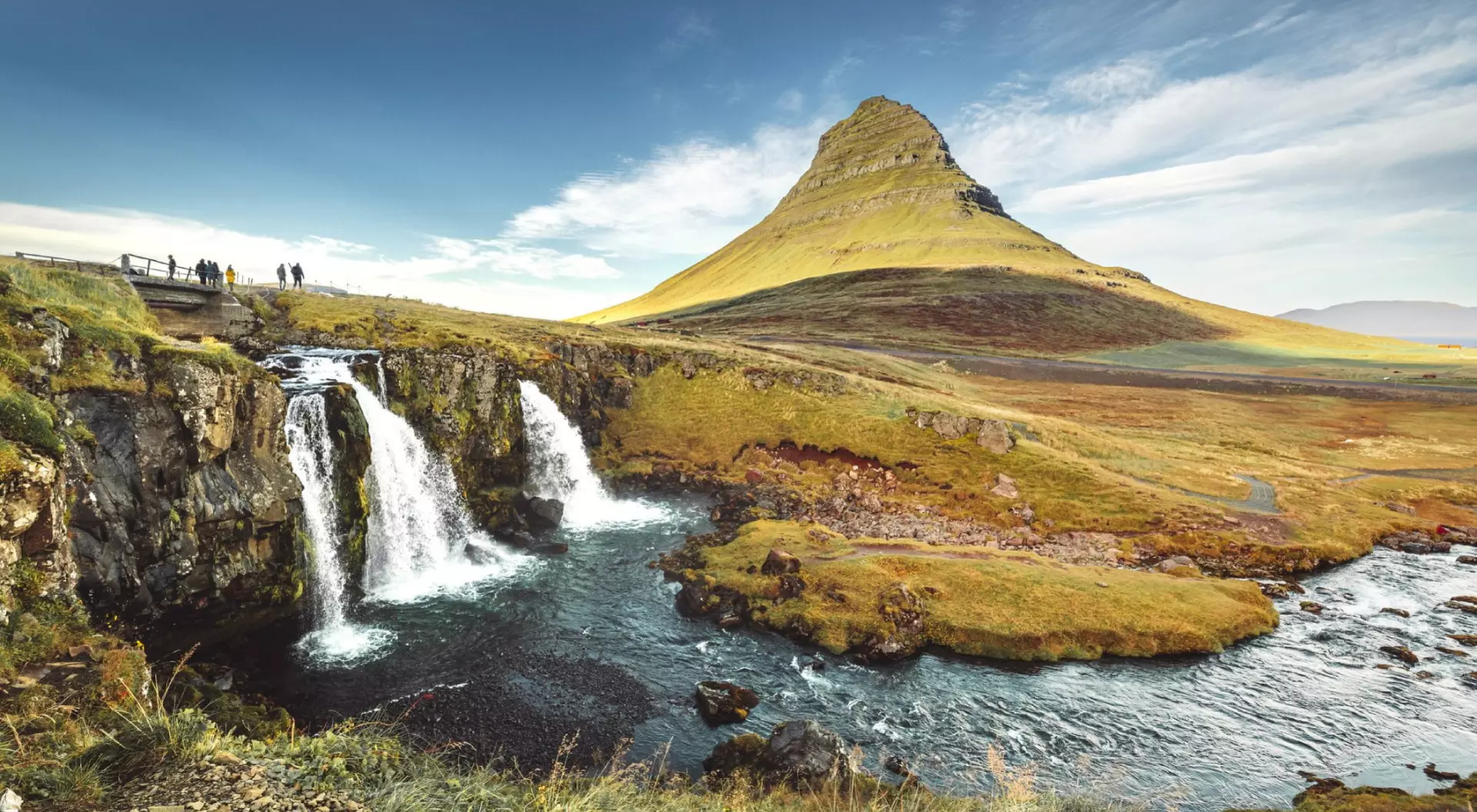 Iceland Kirkjufell Landscape in Spring, Iceland