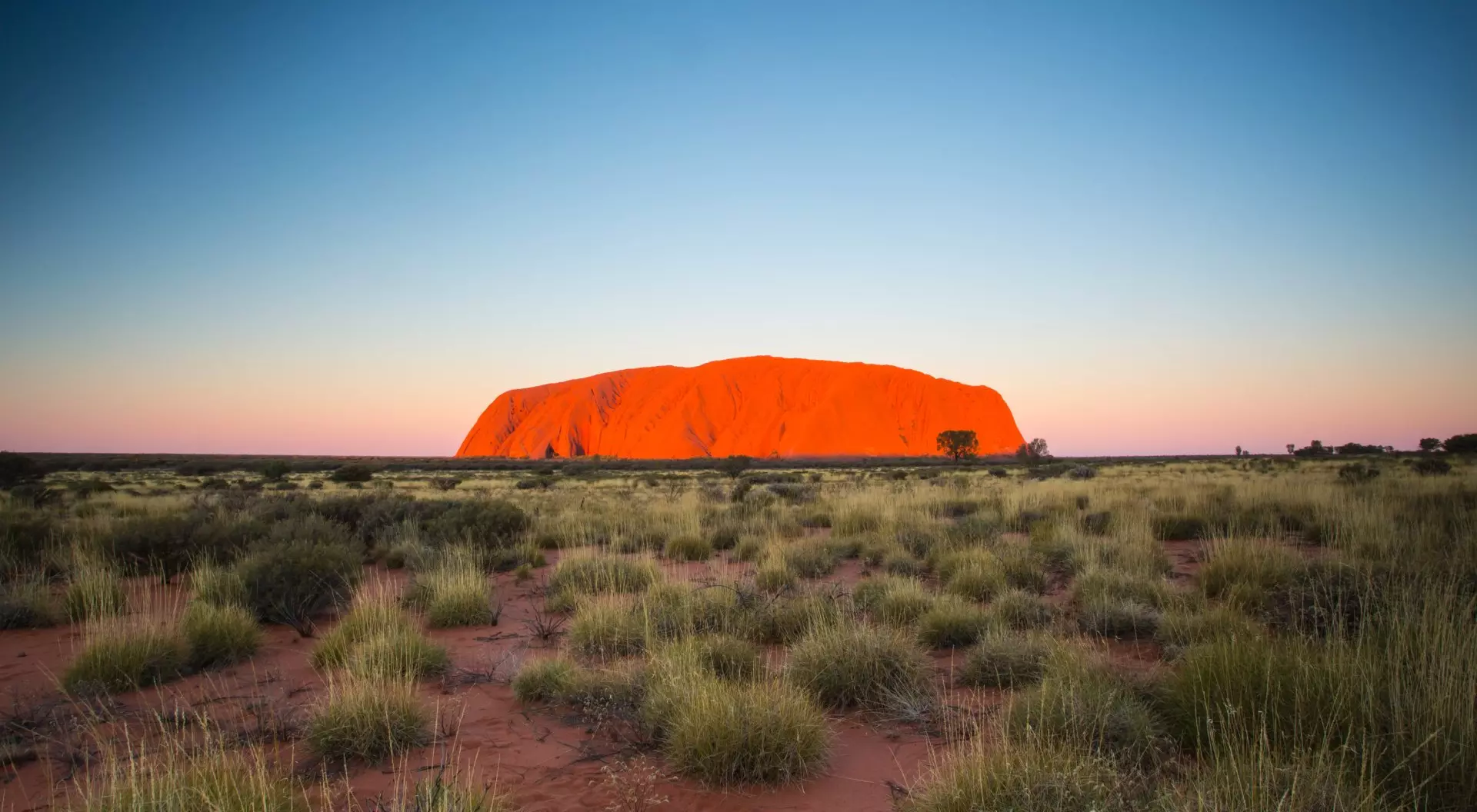 Australia Majestic Ayers Rock Uluru at Sunset, Northern Territory, Australia
