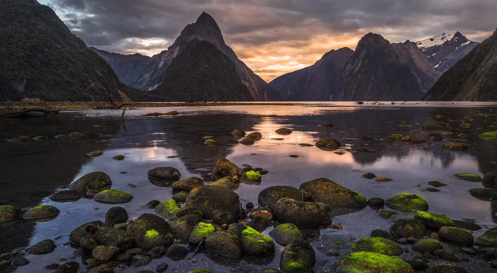 Milford-Sound-(Piopiotahi)-is-a-famous-attraction-in-the-Fiordland-National-Park,-New-Zealand's-South