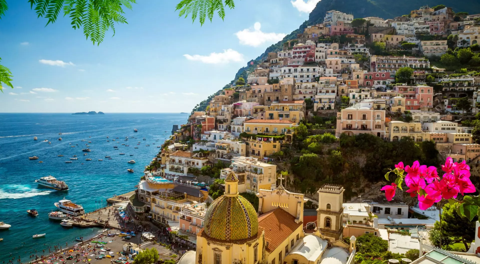 Amalfi Coast, Italy Panorama of Positano, Amalfi Coast, Italy
