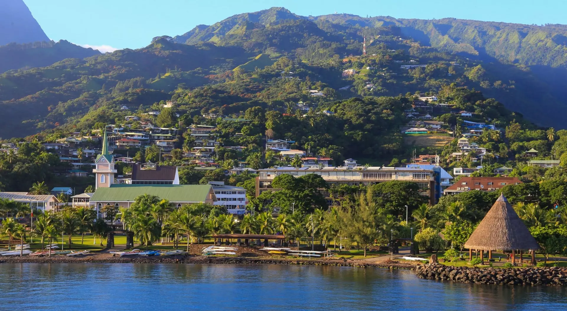 French Polynesia Papeete town - Tahiti island - French Polynesia