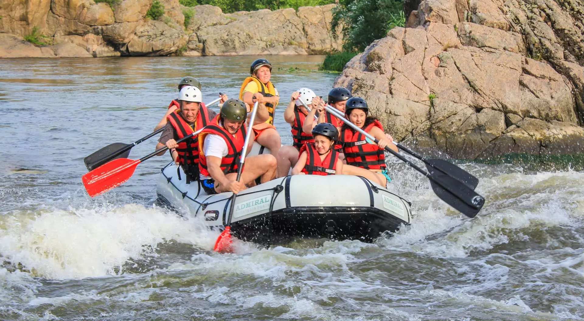 Costa Rica Rafting team , summer extreme water sport
