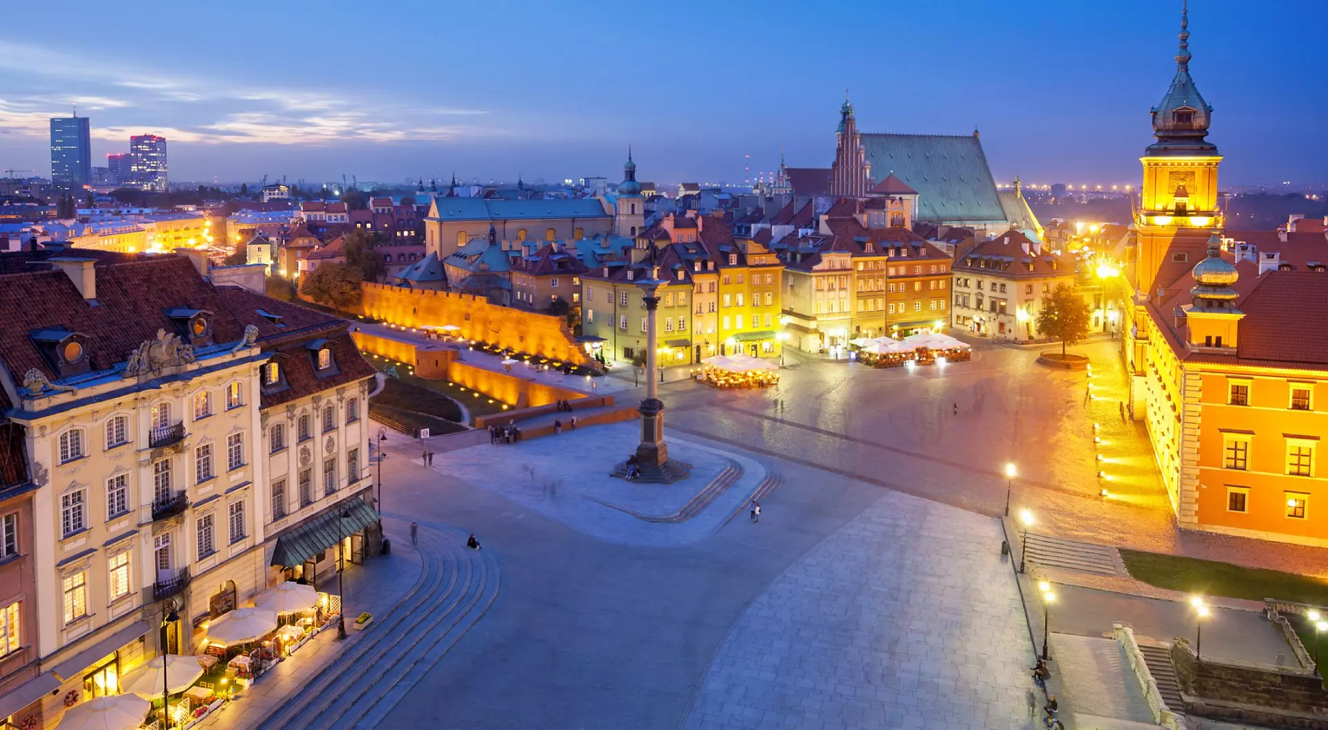Royal Castle, Castle Square, Sigismund's Column, Warsaw, Poland