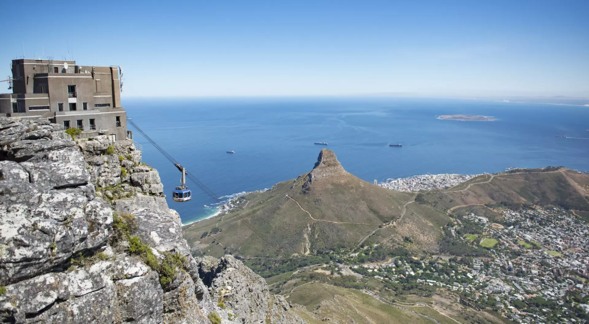 Scenic view from Table Mountain