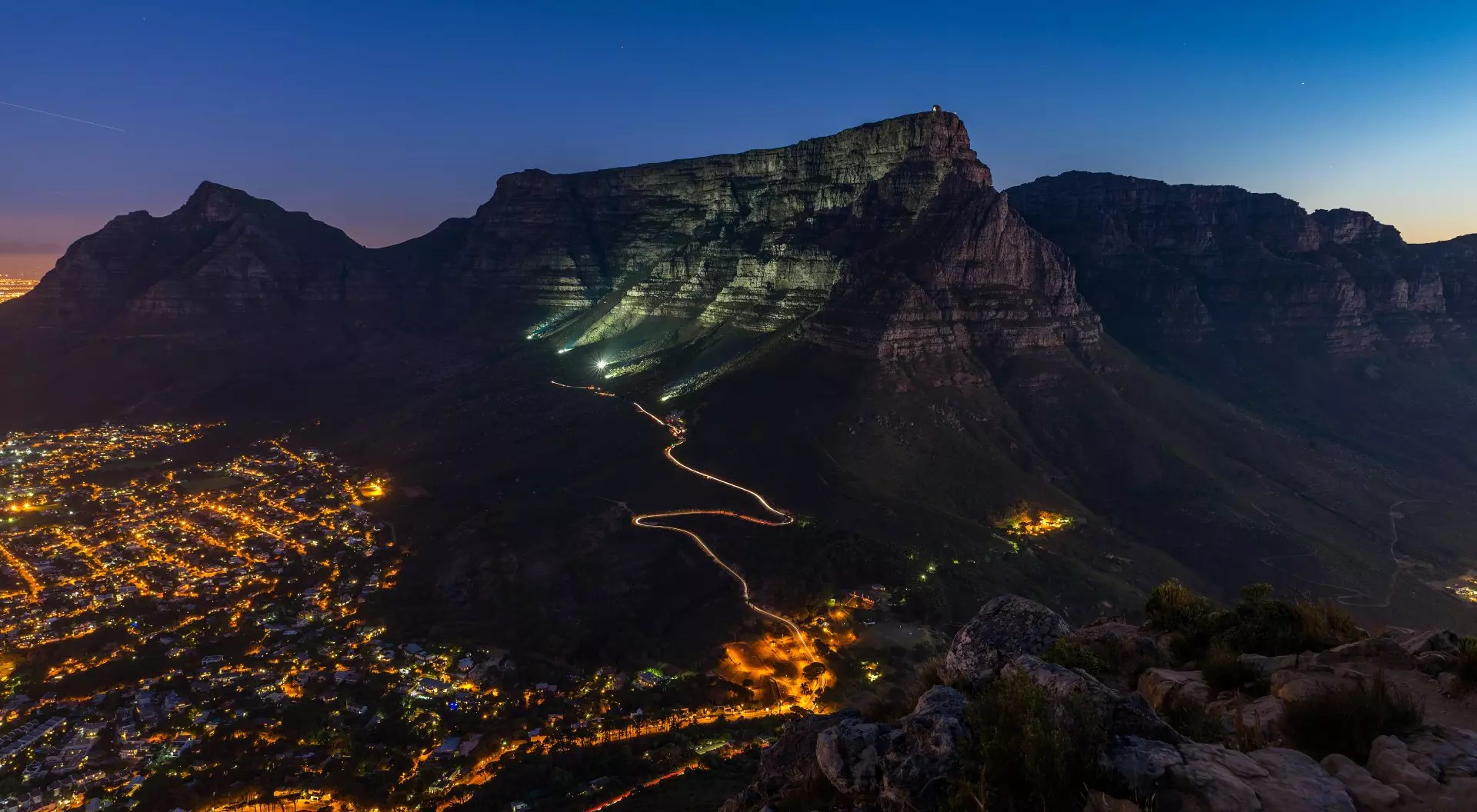 Table Mountain at Sunset, Cape Town, South Africa