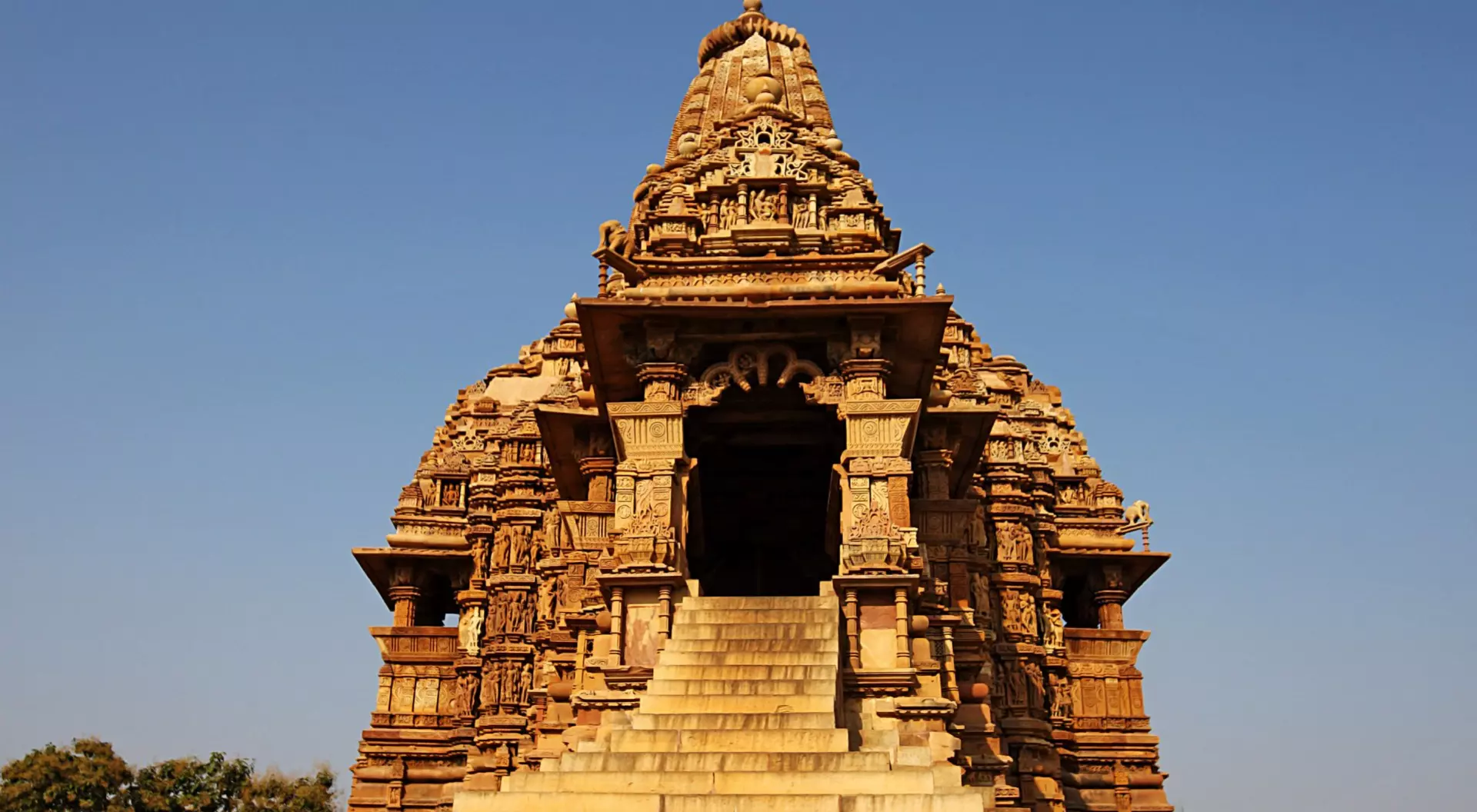Temple of love Khajuraho, India.