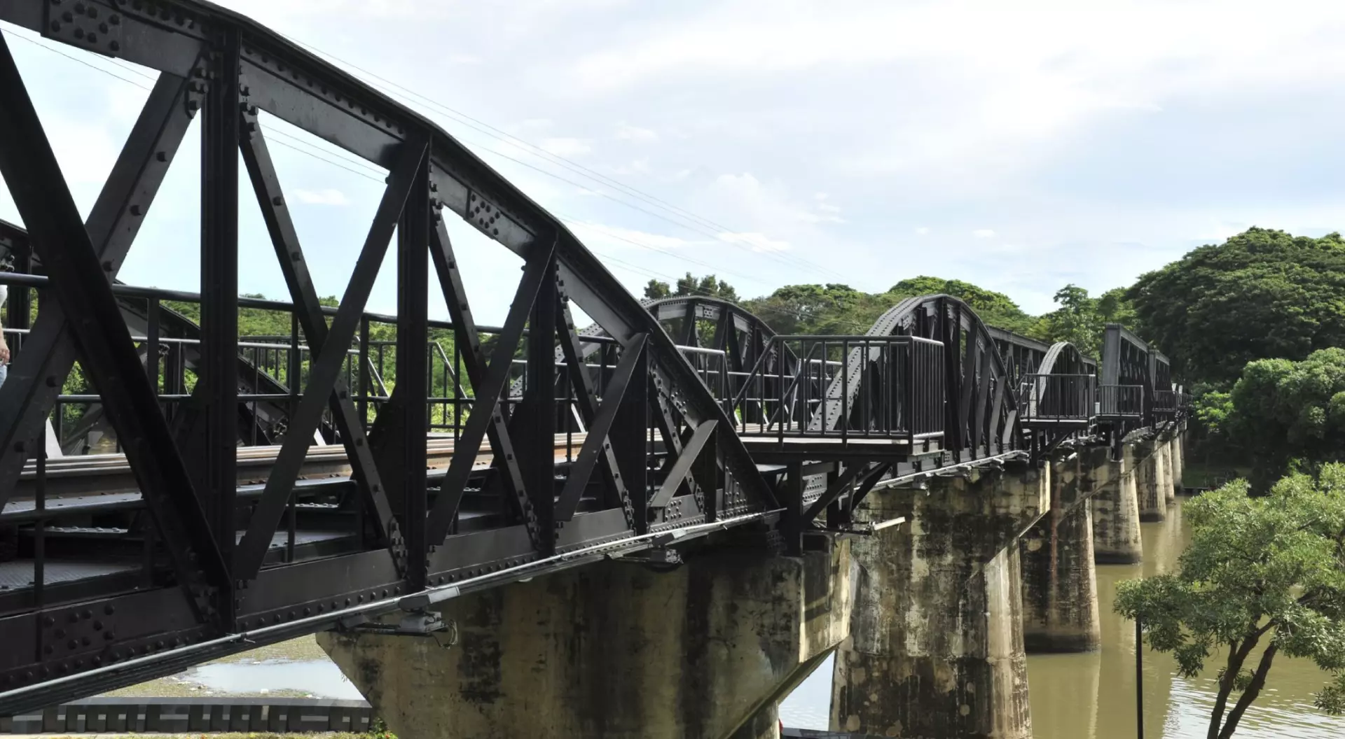 Kanchanaburi, Thailand Bridge on the River Kwai, Kanchanaburi, Thailand