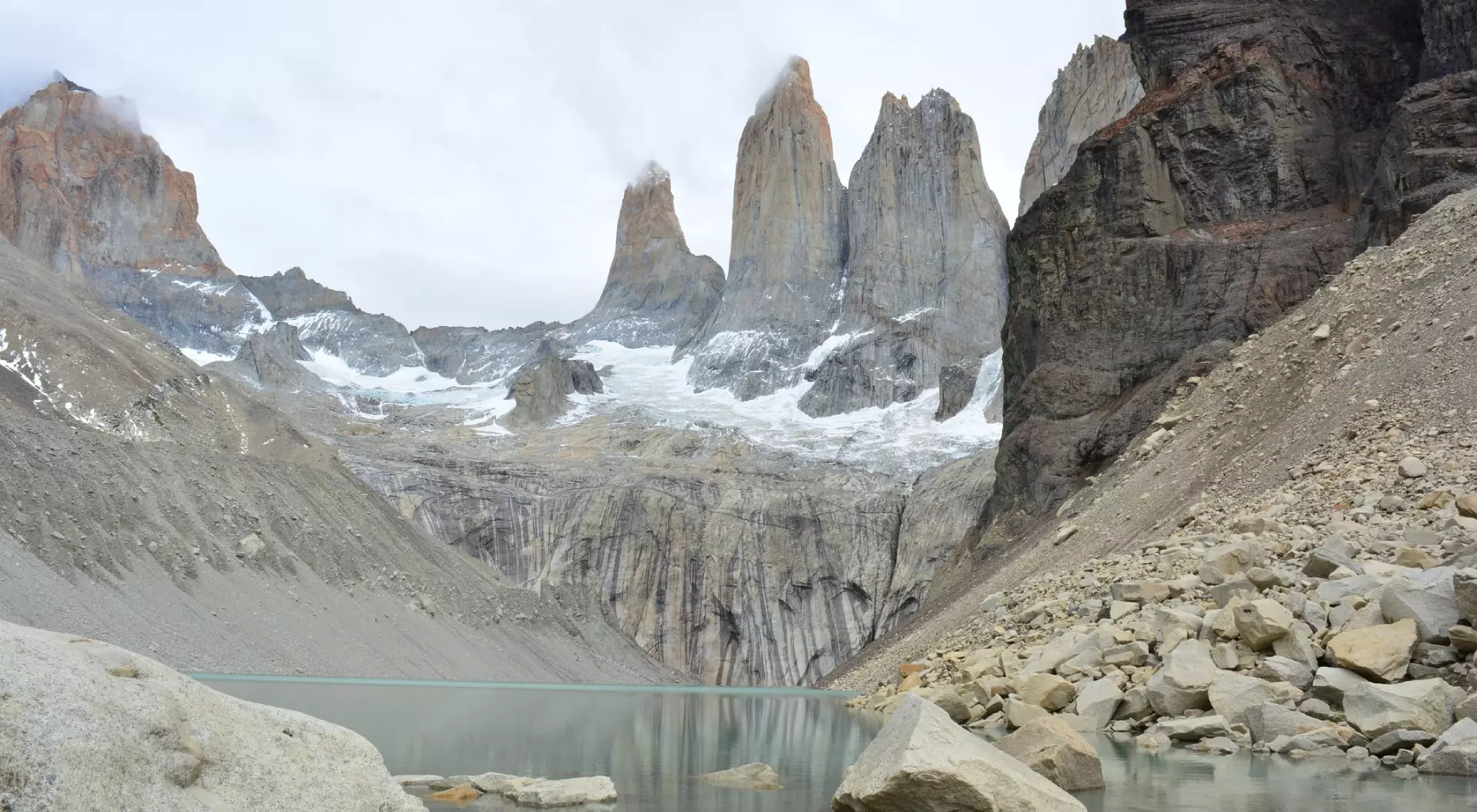 Torres del Paine, Chile There are the three main peaks of the Torres del Paine National Park, Chile, one of the most famous parks in South America.