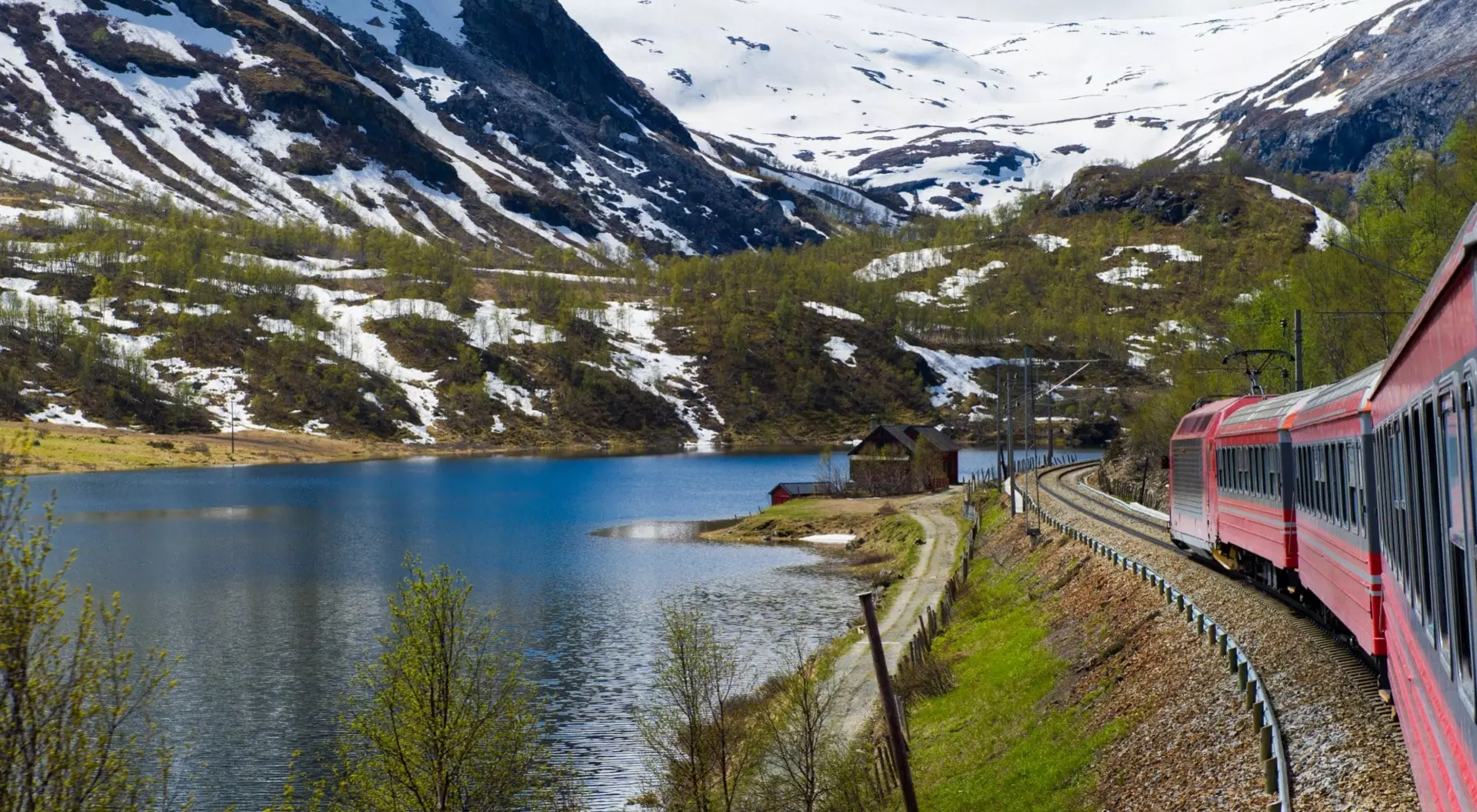 Train from Oslo to Bergen in Norway