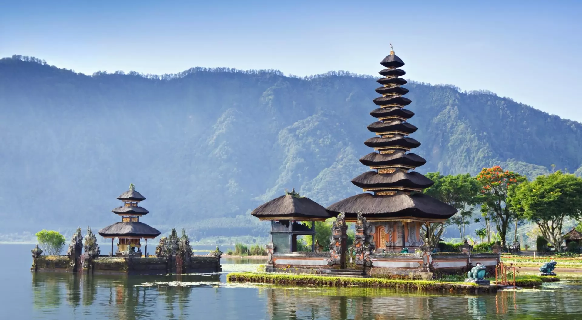 Ulun Danu Temple Beratan Lake, Bali Indonesia