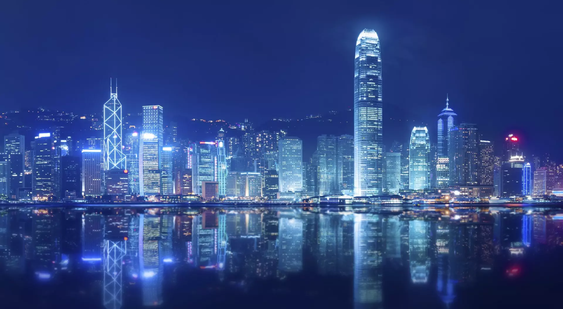 Hong Kong Victoria Harbor of Hong Kong