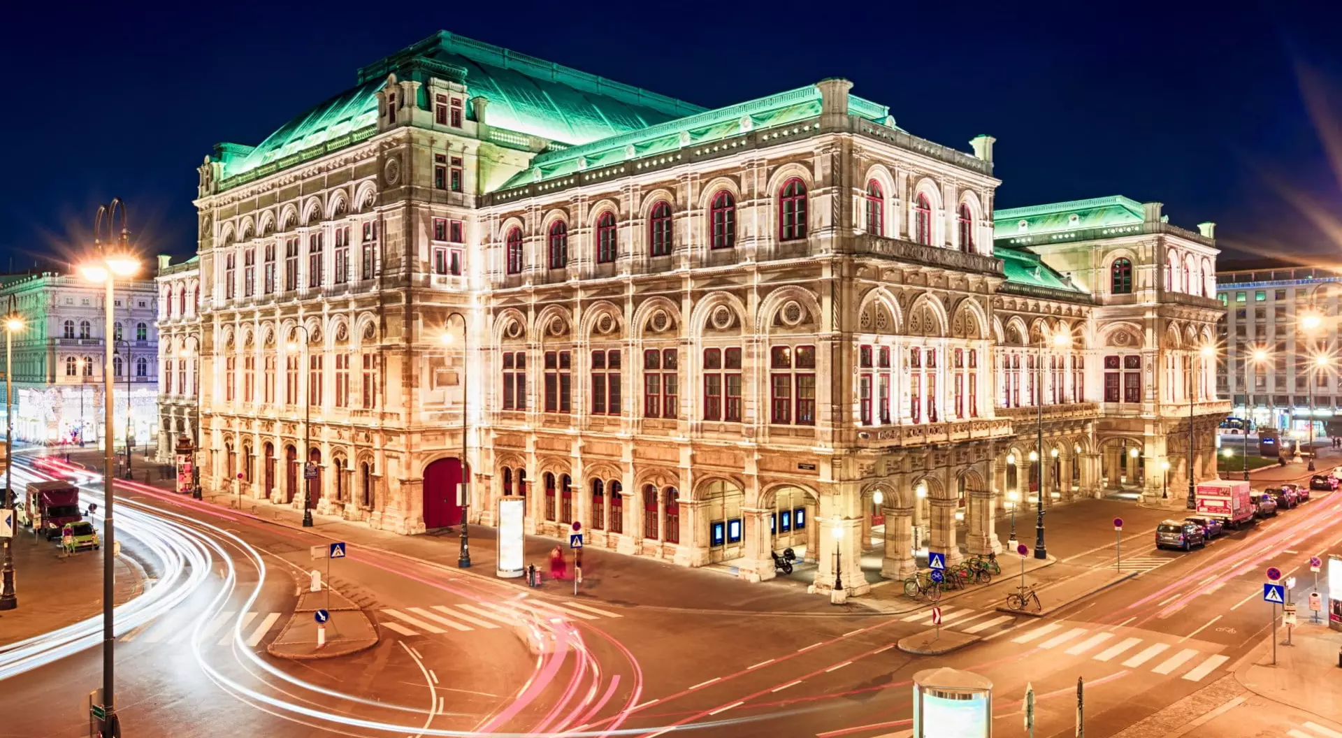 Vienna, Austria Vienna Opera at night, Austria