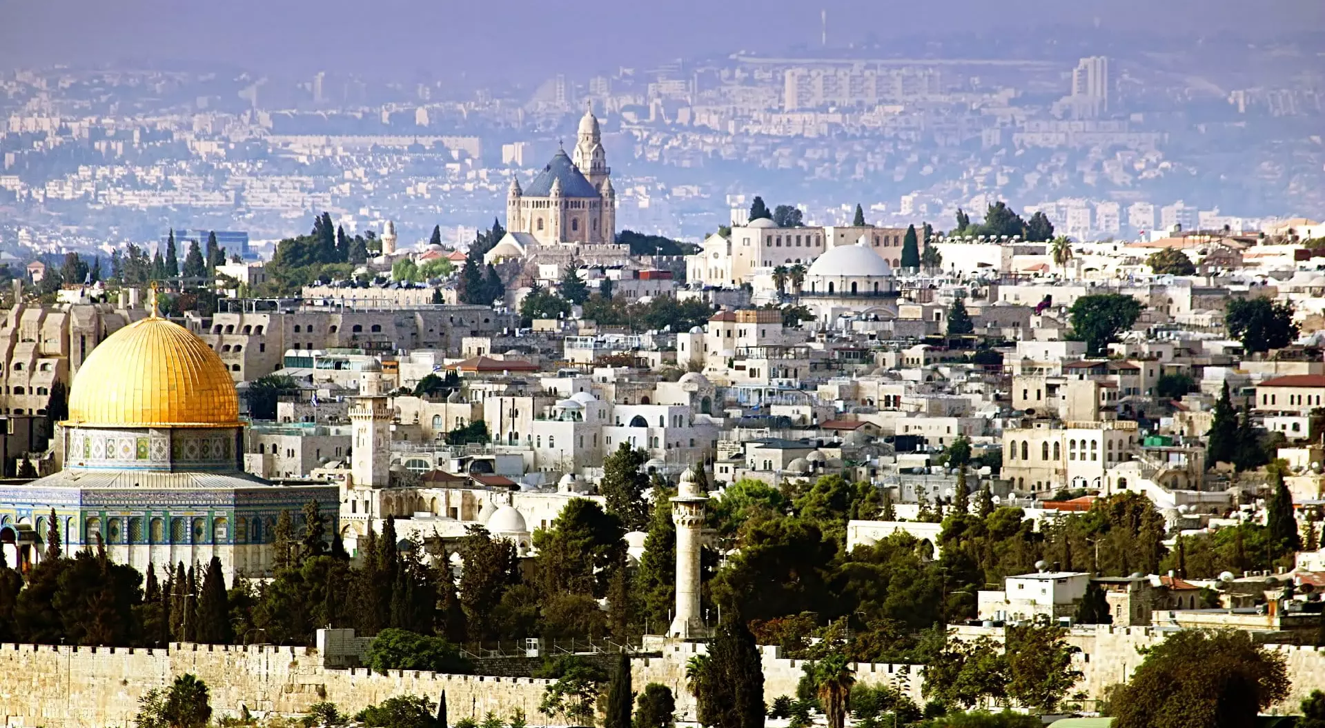 Jerusalem, Israel View of the Old City from Mount of Olives, Jerusalem, Israel