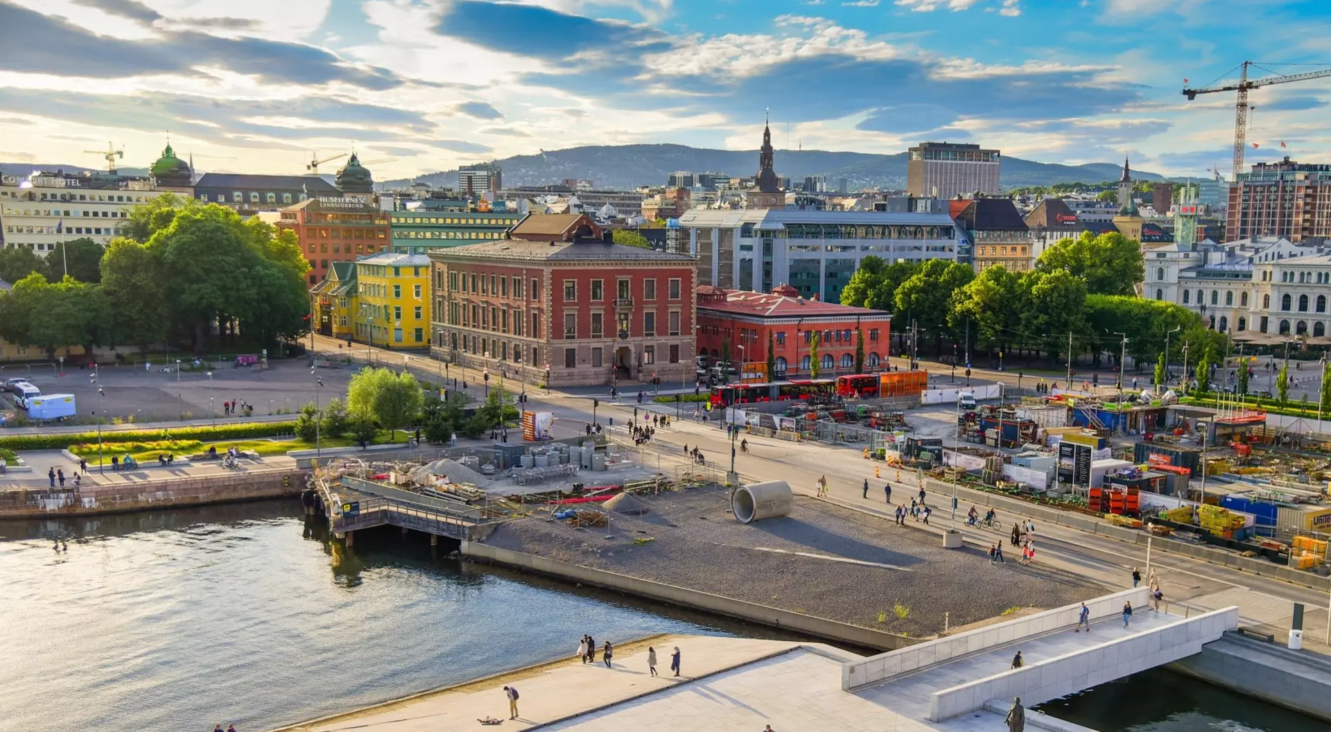 Oslo, Norway View of the city centre of Oslo, Norway