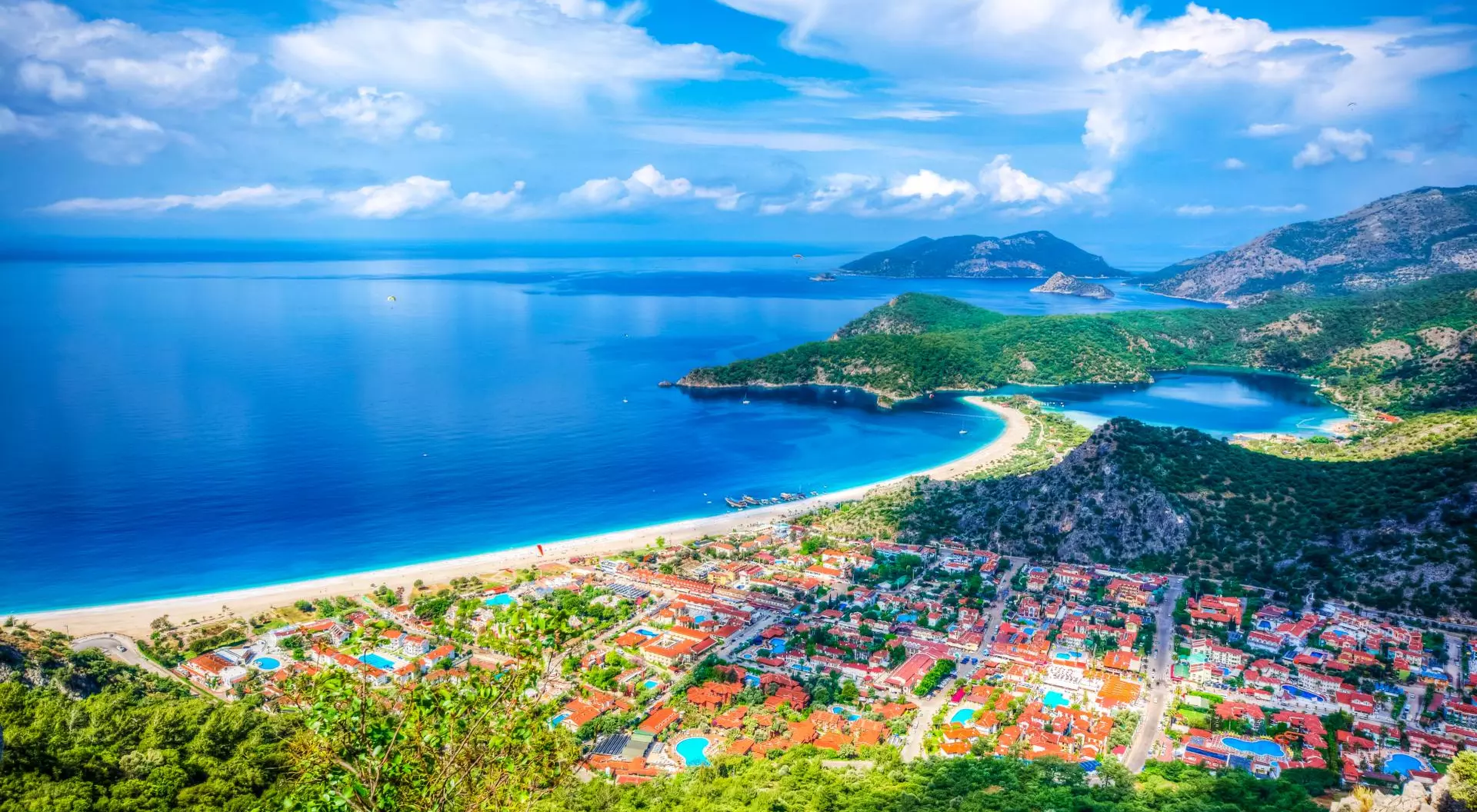 Fethiye, Türkiye Oludeniz Bay view in Fethiye, Turkey