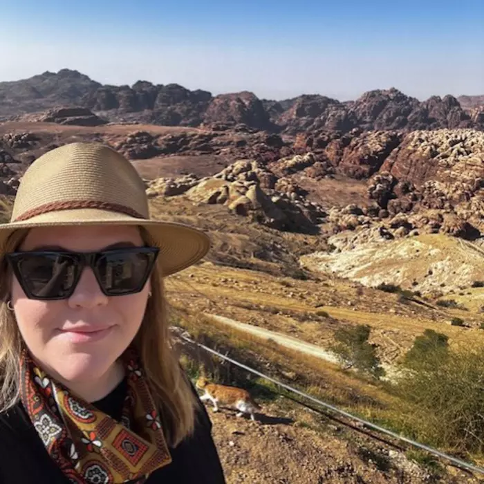 Laura Vagners in the Middle East