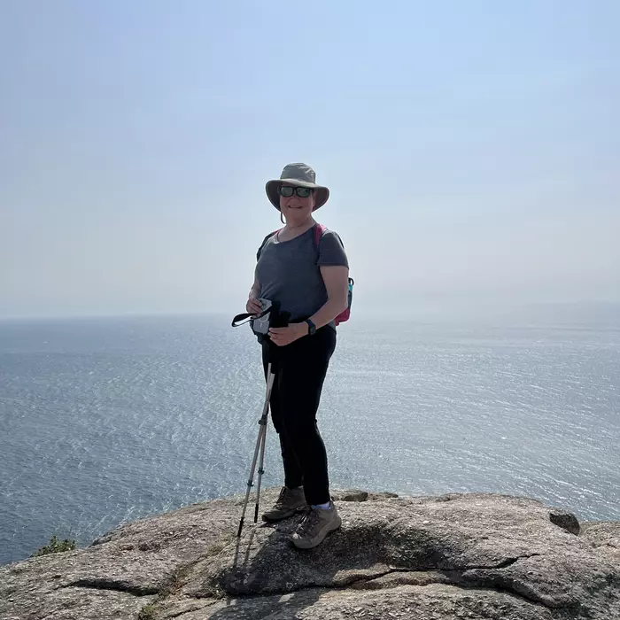 Moira Smith walking the Camino de Santiago