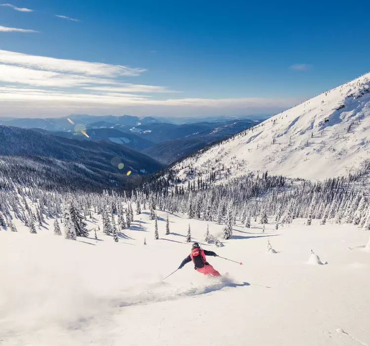 Heli adventure skiing in British Columbia