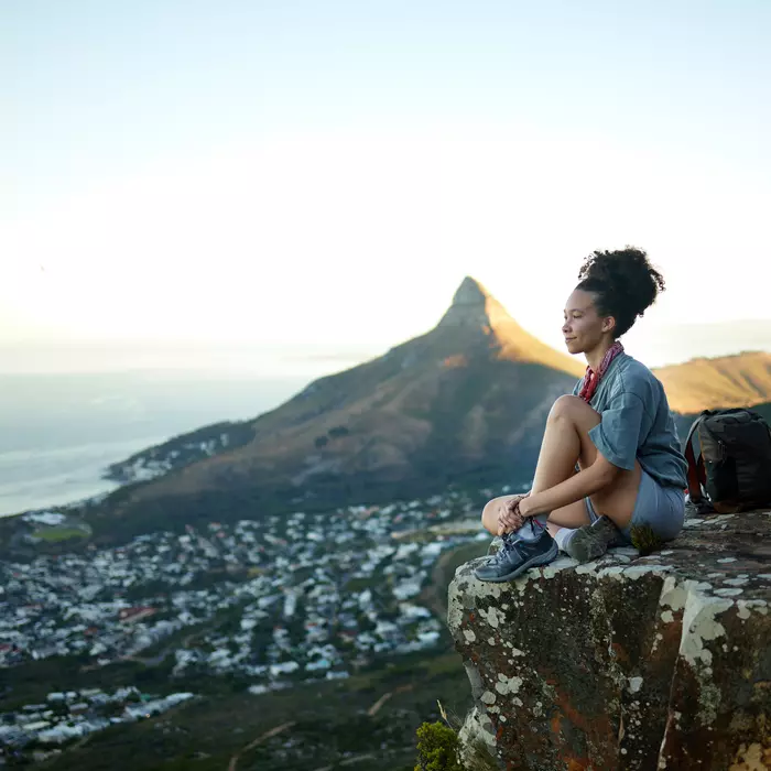 Looking out over Cape Town, South Africa