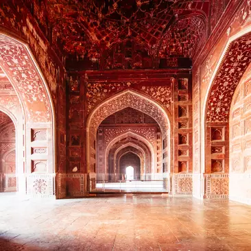 Taj Mahal Mosque, Agra. India