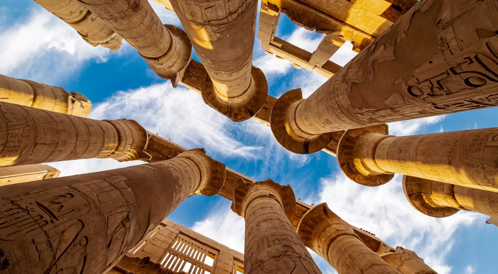 Hypostyle Hall in the Precinct of Amun Re at Temple of Karnak - Luxor