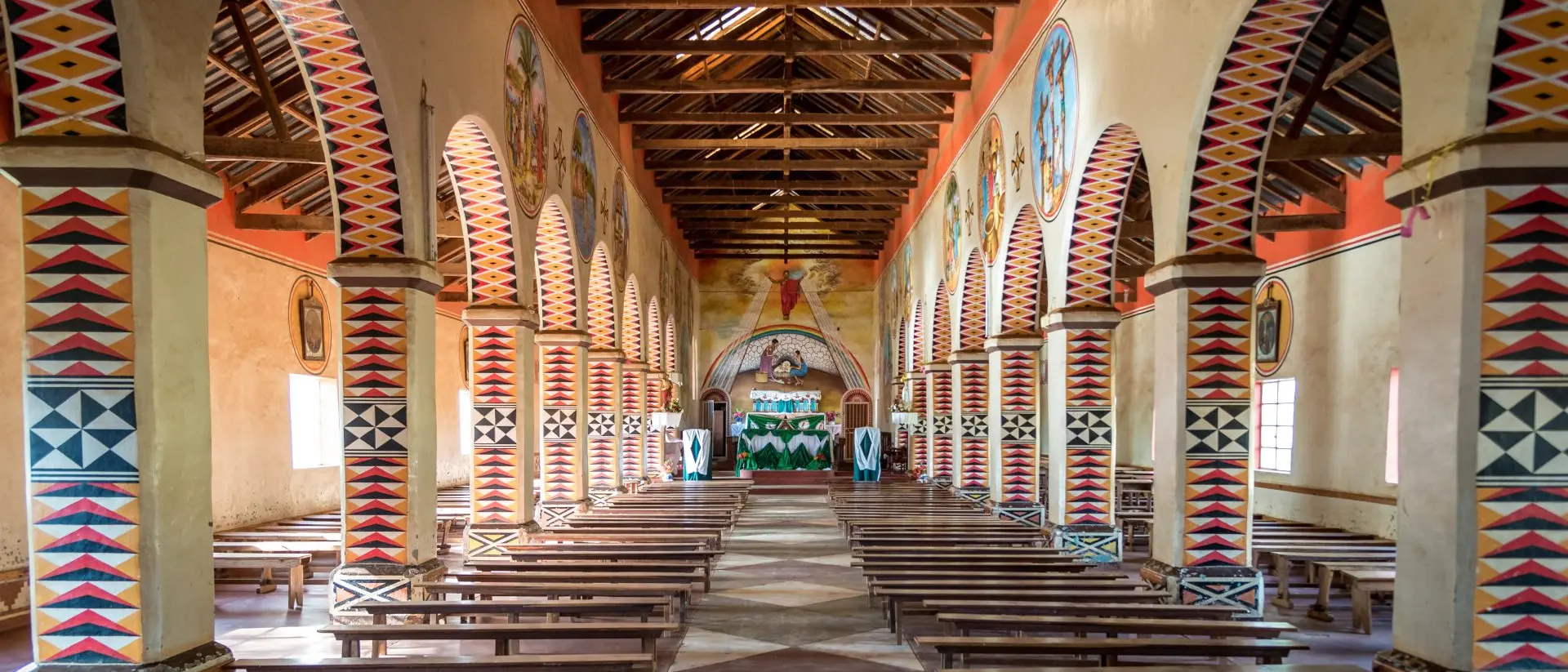 Bemeke Cathedral, Lilongwe, Malawi Interior of the Bembeke Cathedral