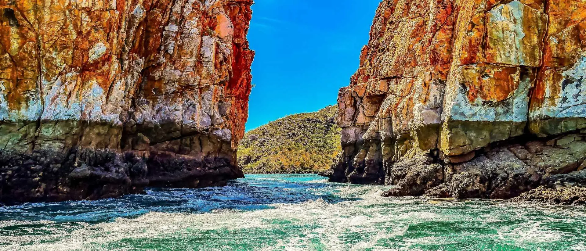 Scenic view of the Horizontal Falls