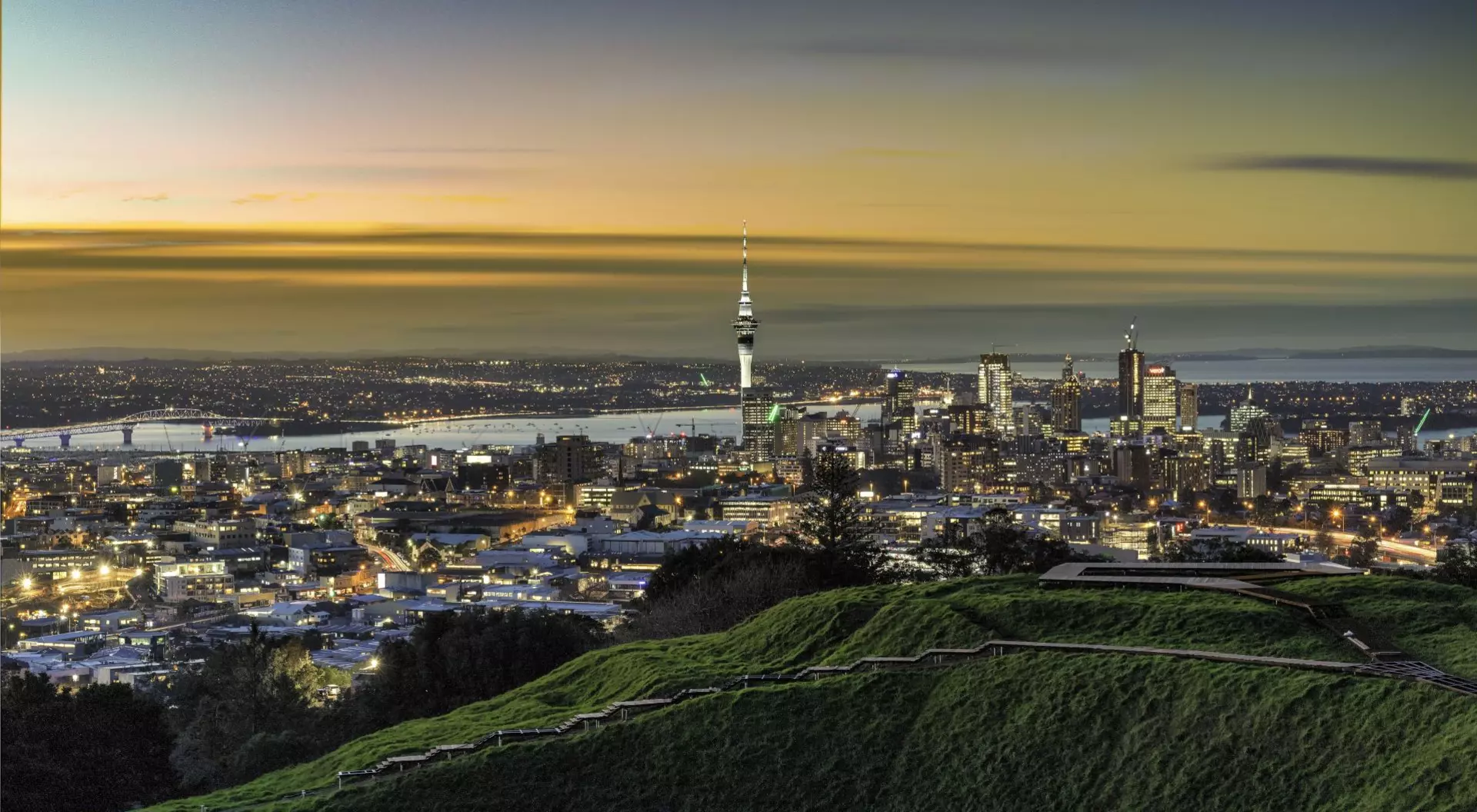 Auckland city skyline Auckland city skyline - New Zealand