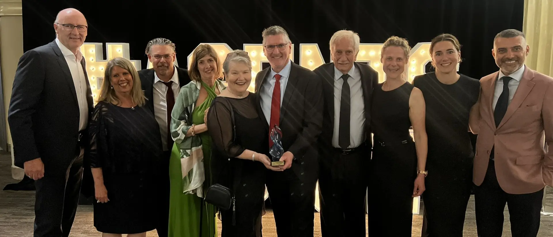 Goway leadership at Baxter Media Agents' Choice Awards