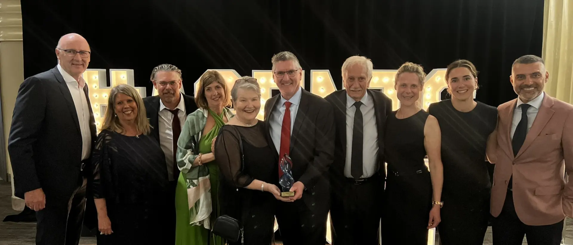 Goway leadership at Baxter Media Agents' Choice Awards