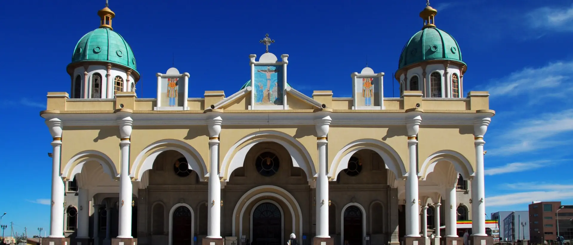 Bole Medhane Alem Cathedral in Addis Ababa Ethiopia