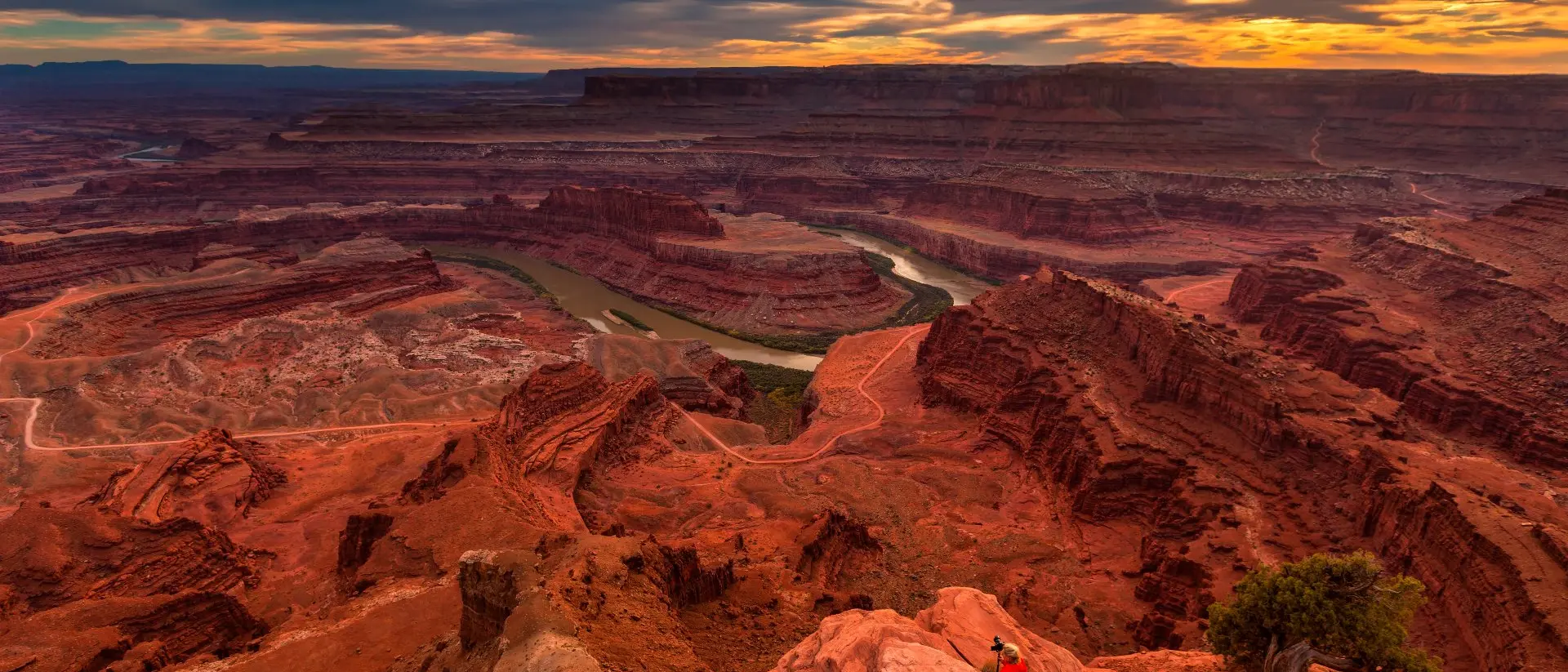 Dead Horse Point State Park, United States Colorful sunrset at Dead Horse Point State Park