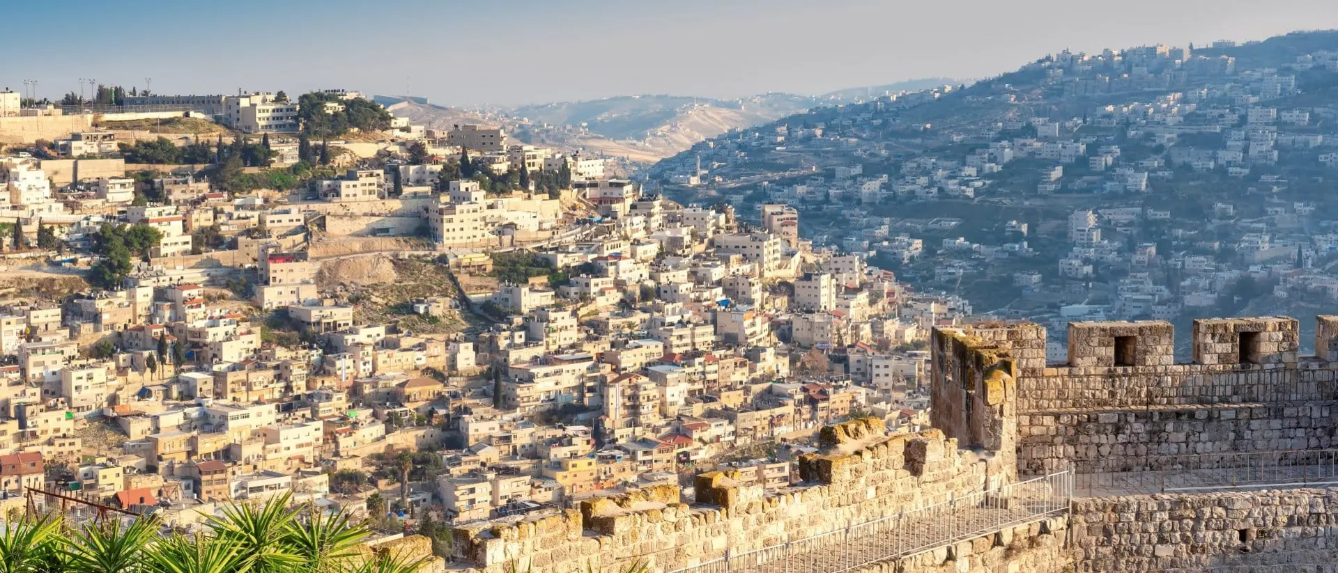 Jerusalem skyline at sunset, Israel