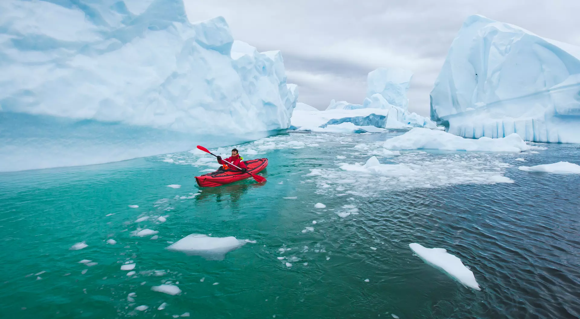 Kayaking in Antarctica Kayaking in Antarctica