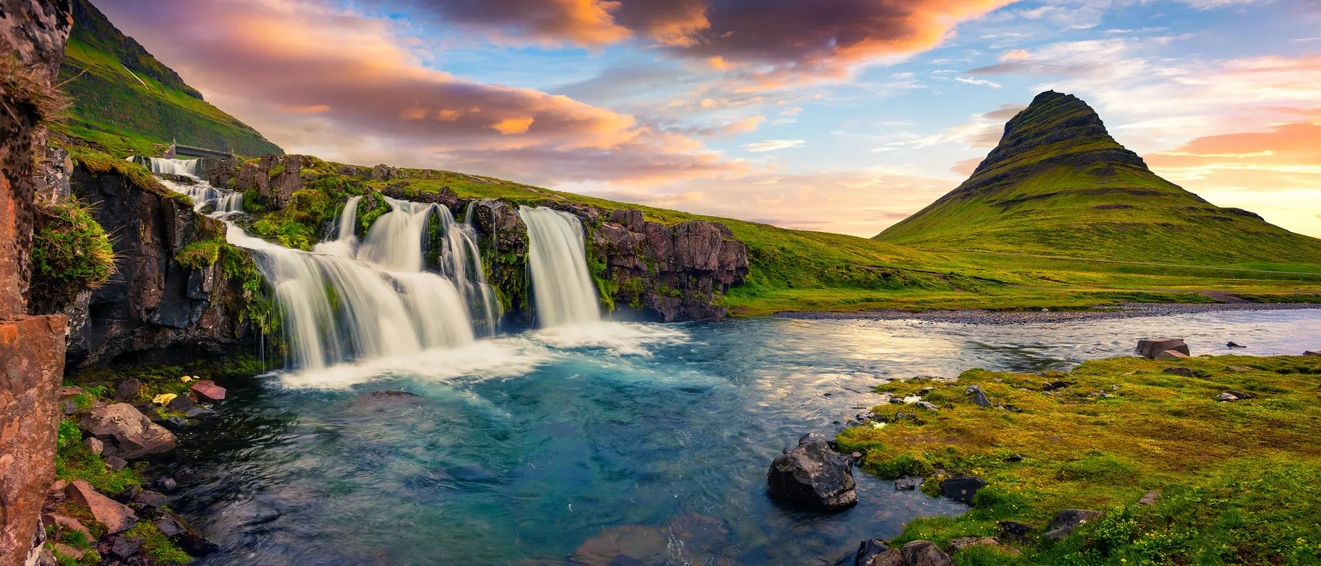 Kirkjufellsfoss Waterfall Kirkjufellsfoss Waterfall