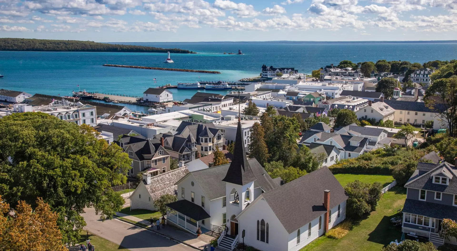 Mackinaw Island Mackinaw Island Town View, Michigan