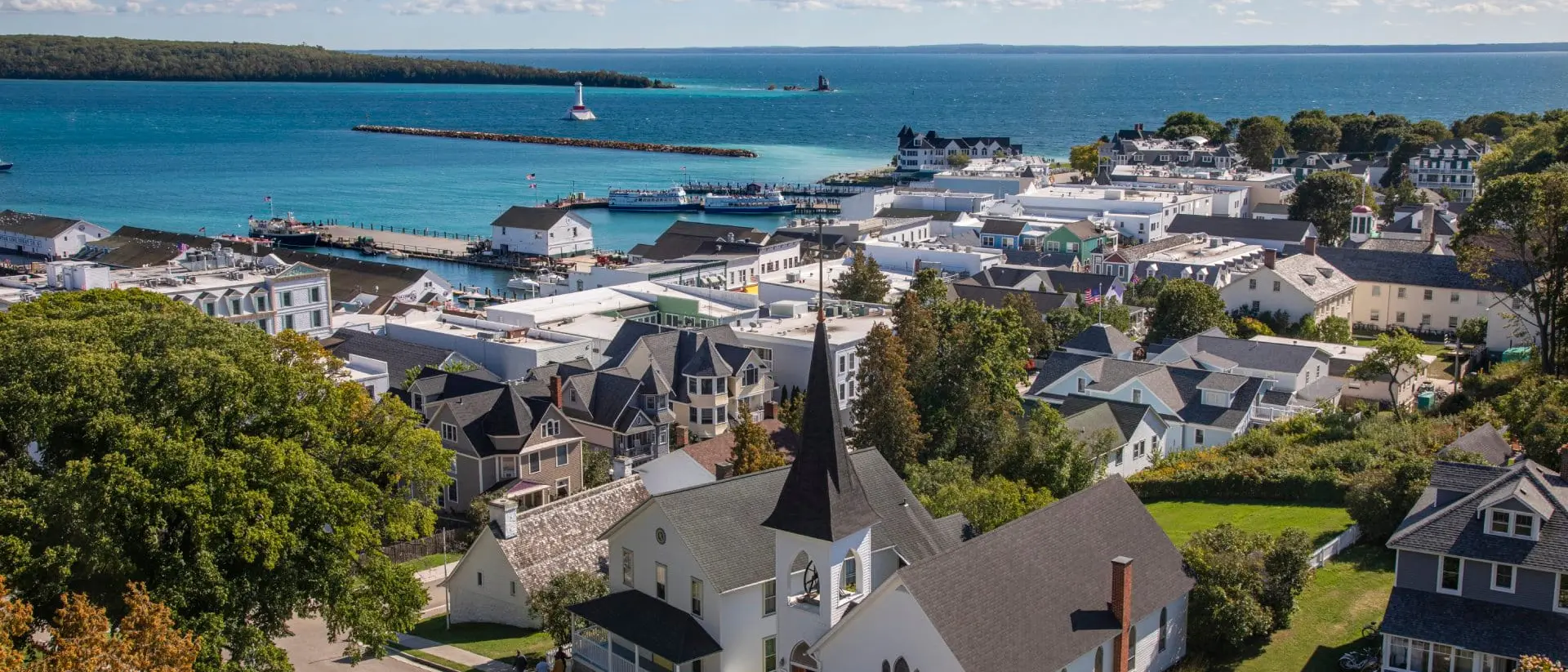 Mackinaw Island Mackinaw Island Town View, Michigan