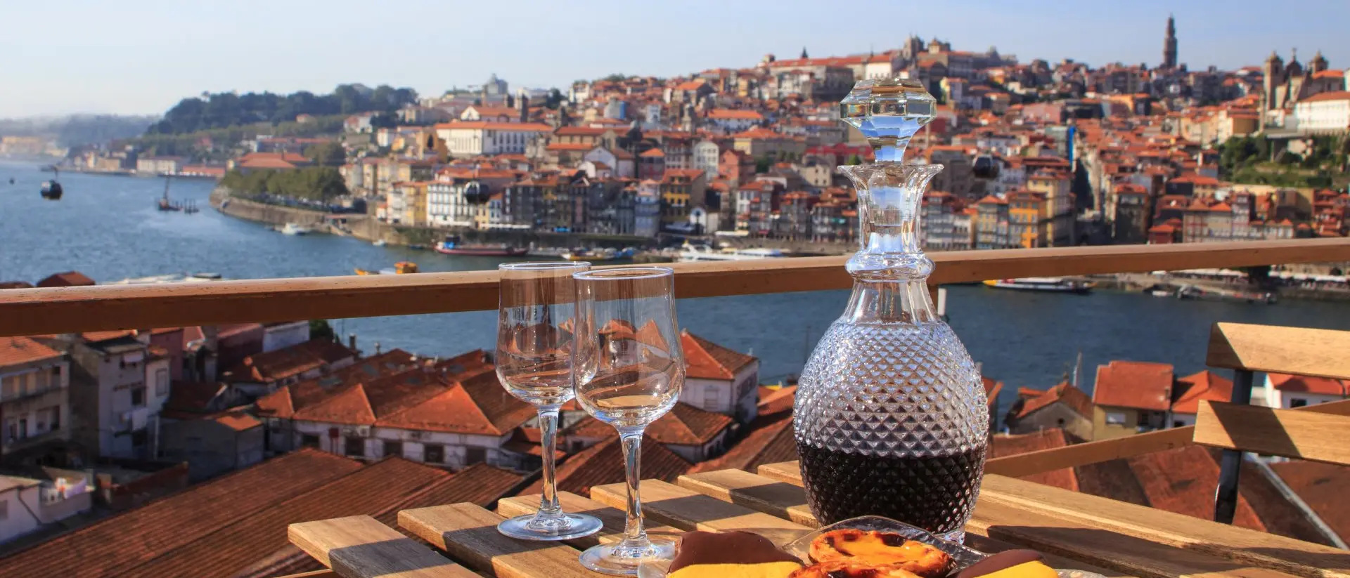 Port wine with a view in Lisbon