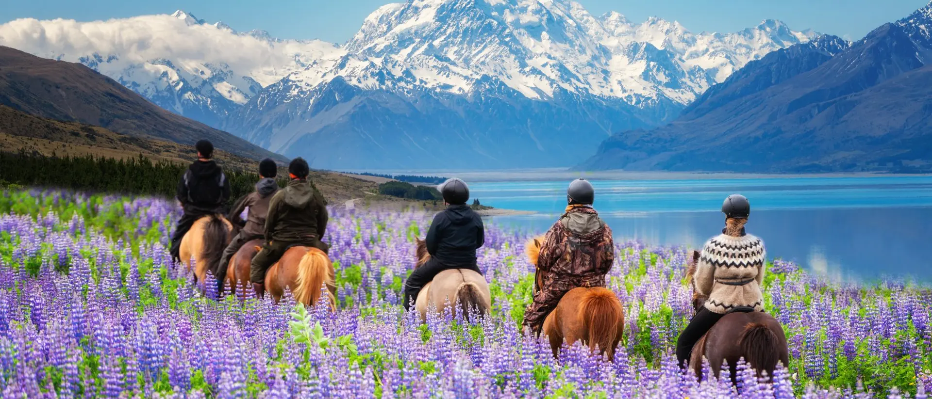 Mt Cook National Park in New Zealand Travel with a group