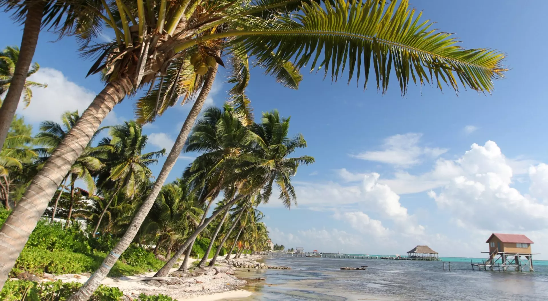 Town on the southern part of the island of Ambergris Caye in the Belize