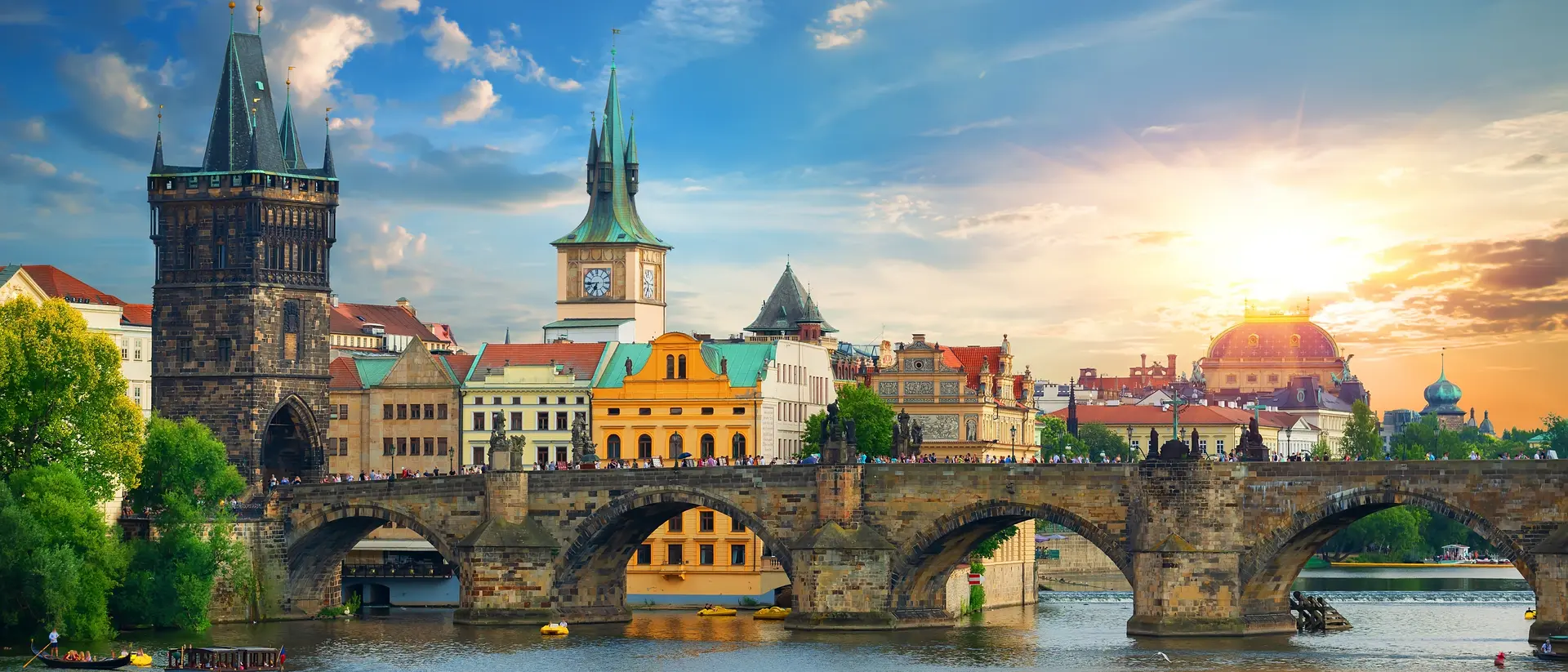 Charles Bridge The Charles Bridge in Prague on a summer day