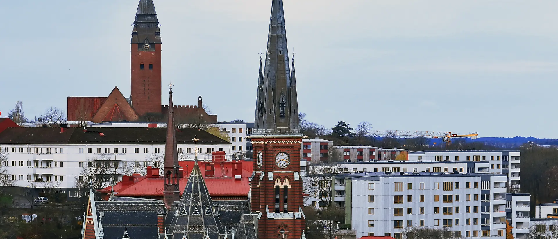 Osccar Frederik Church Aerial panorama of the Haga Osccar Frederik Church