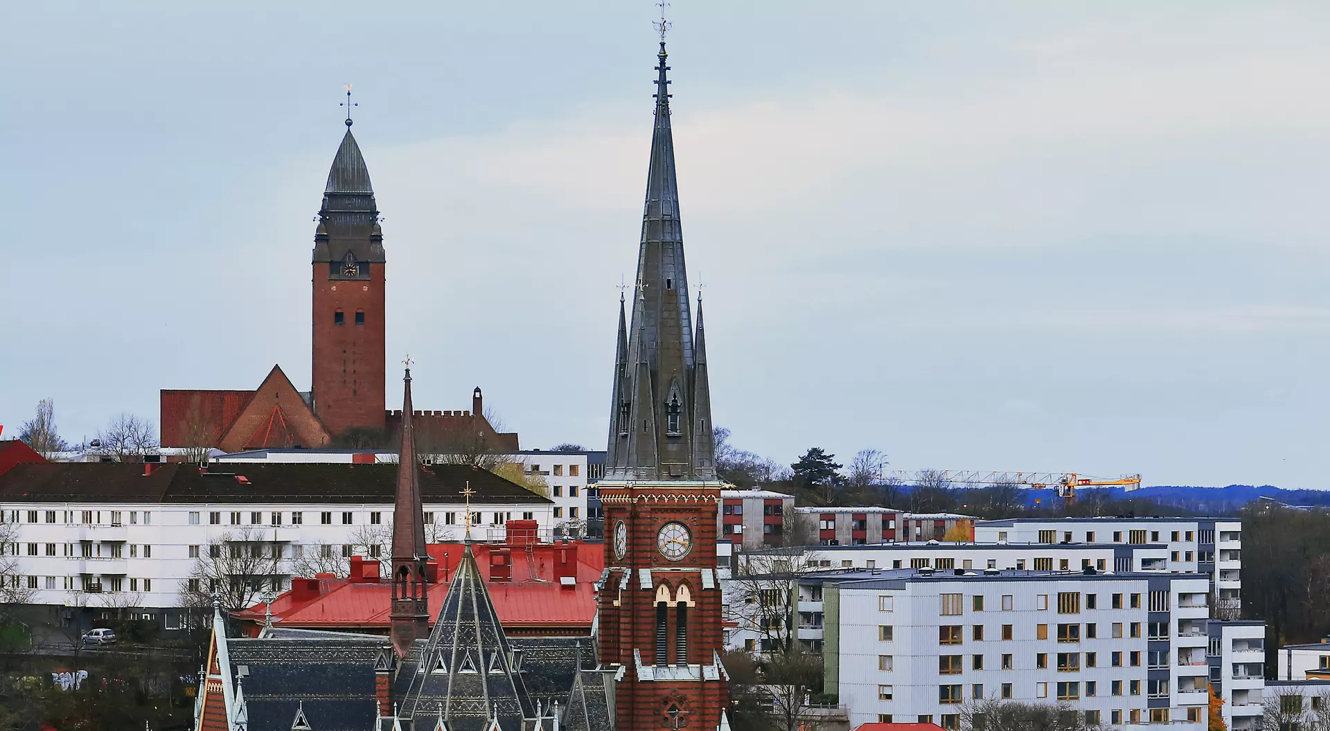 Osccar Frederik Church Aerial panorama of the Haga Osccar Frederik Church