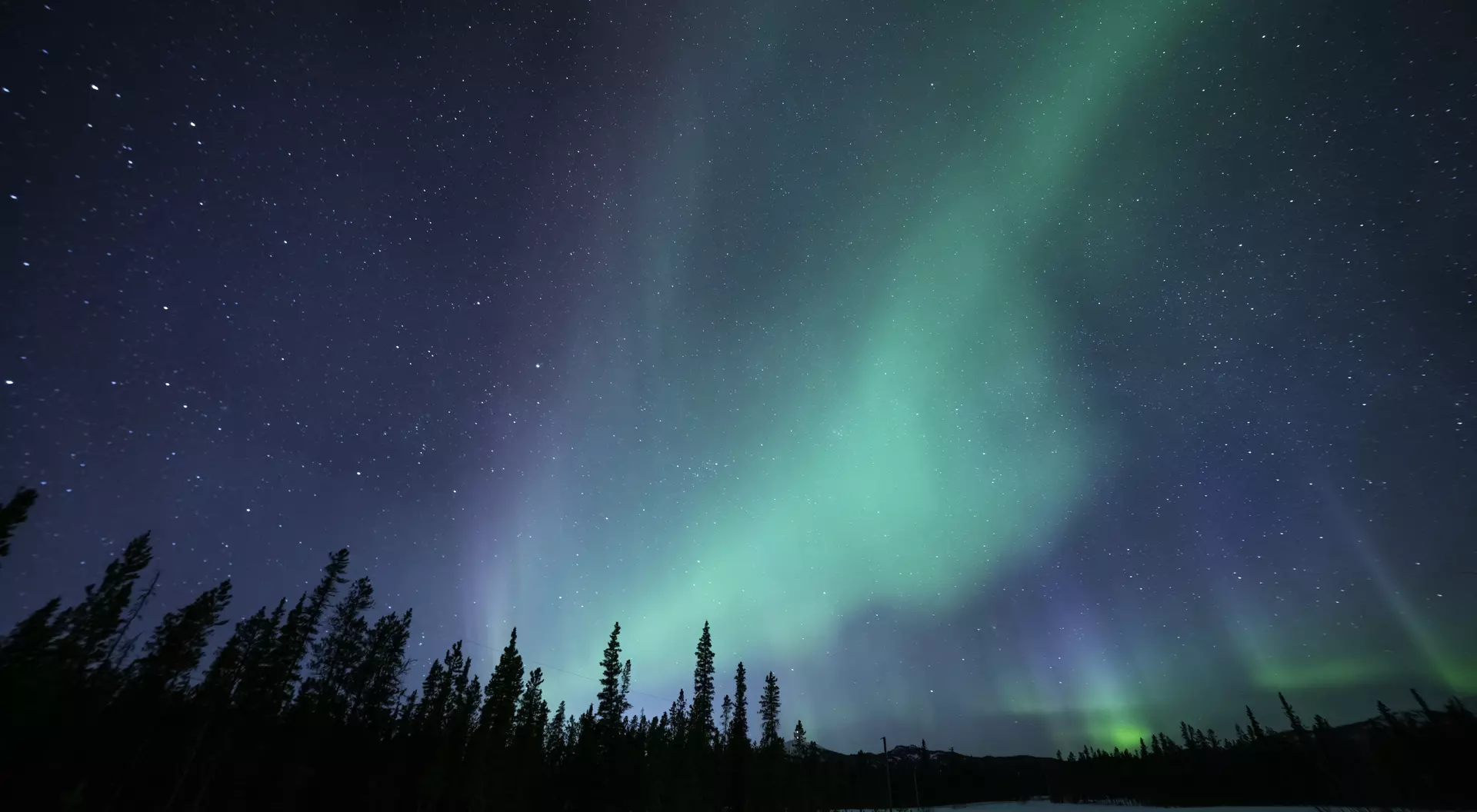 Whitehorse,Canada Northern Lights as seen from the Yukon Territory
