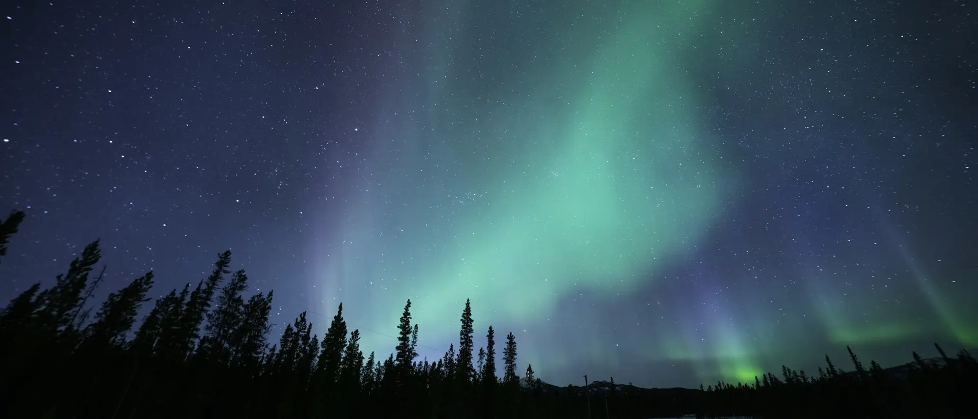 Northern Lights as seen from the Yukon Territory