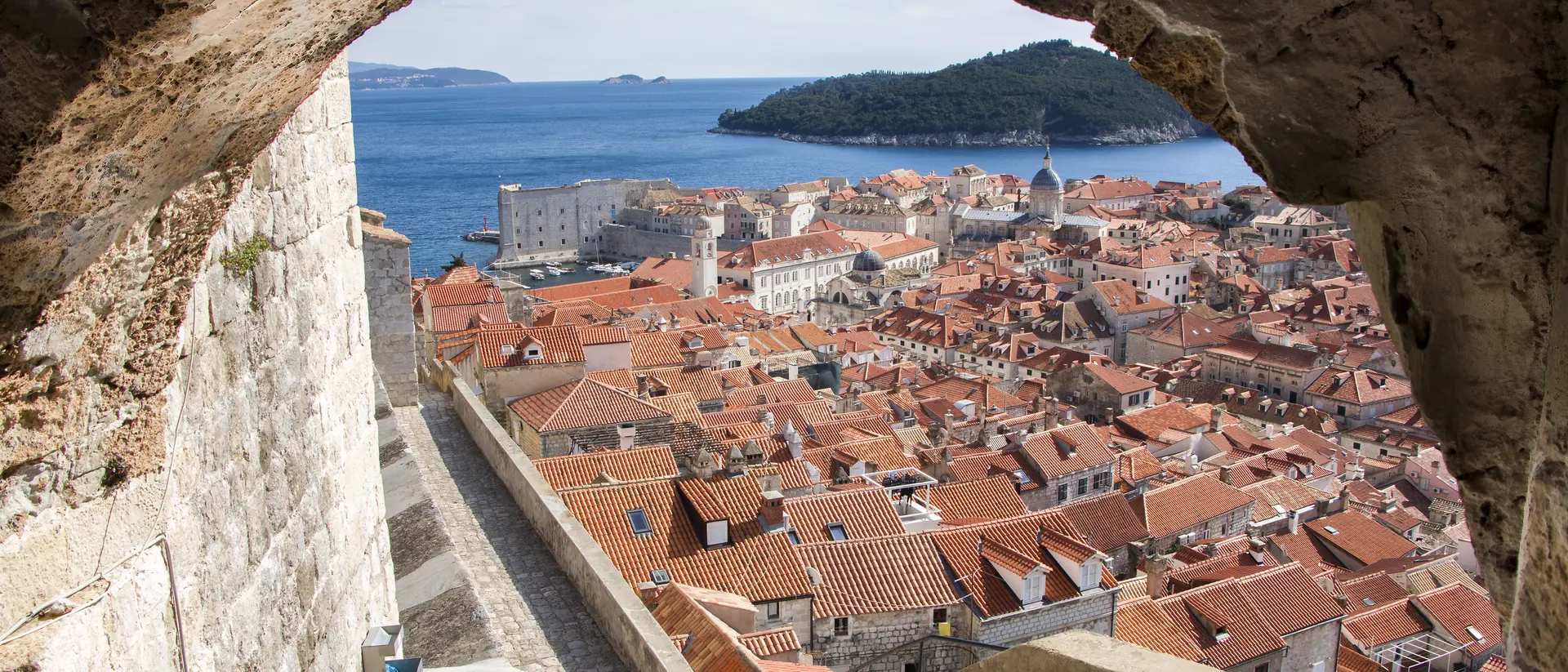 Roofs of the old town of Dubrovnik