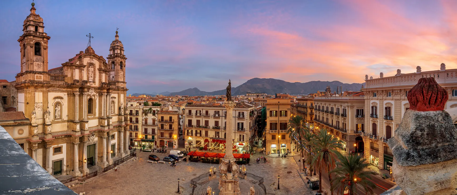 alermo, Italy Overlooking Piazza San Domenico