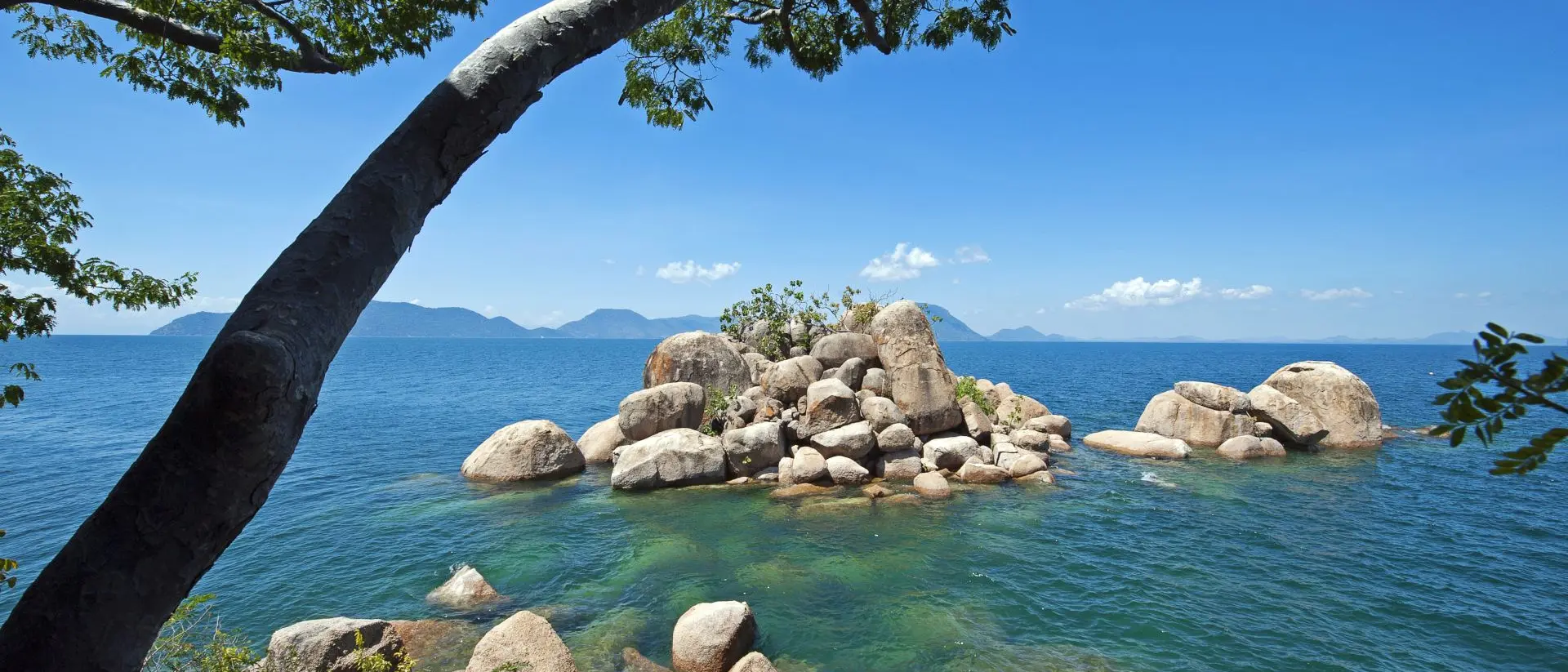 Mumbo Island View from Mumbo Island, Lake Malawi.
