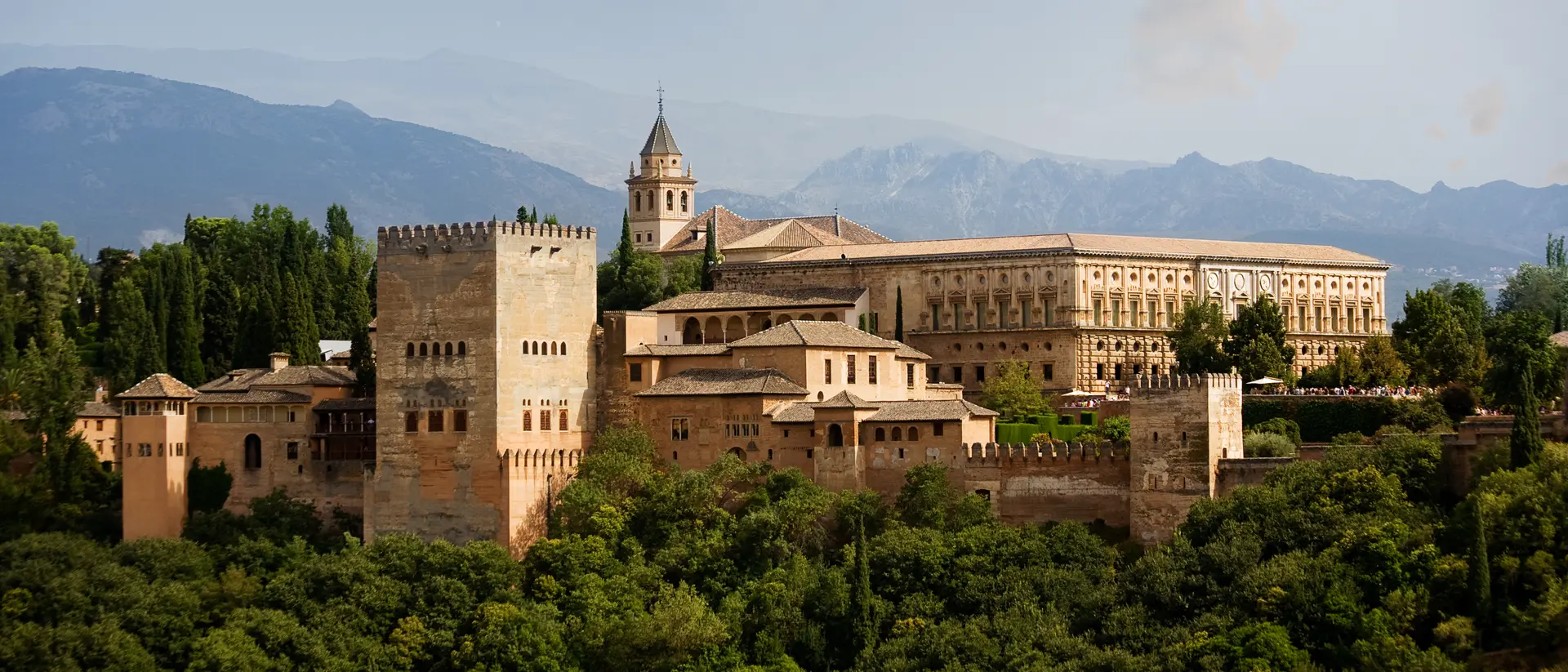 Spain Alhambra Castle view